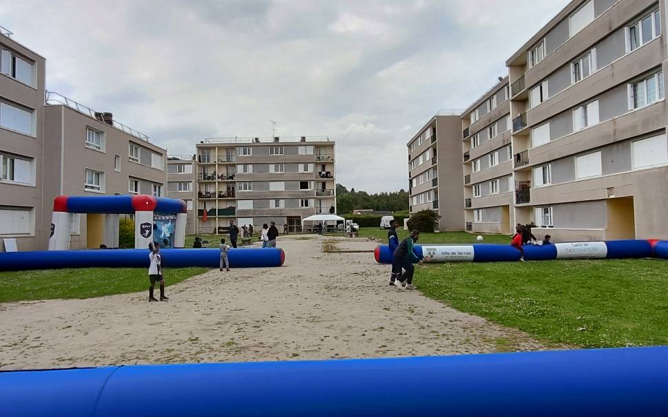 Le sport s'invite aux pieds de la résidence 