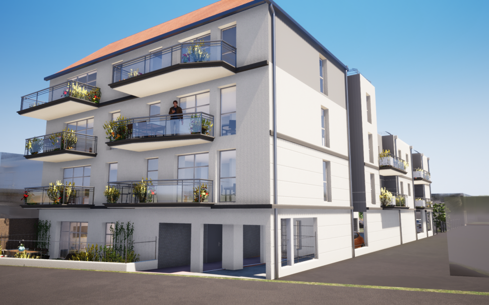 Au VAUDREUIL La résidence du Bout des Jardins : 15 appartements à vendre