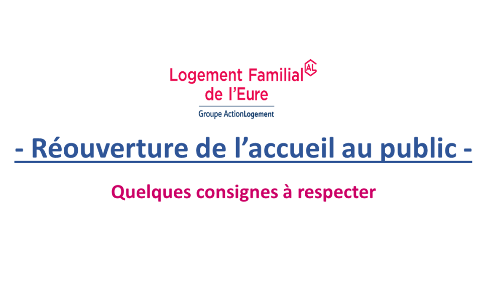 30 novembre 2020, réouverture de l'accueil au public