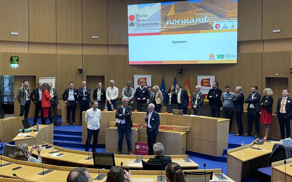 Signature du pacte BOIS-BIOSOURCÉS normand