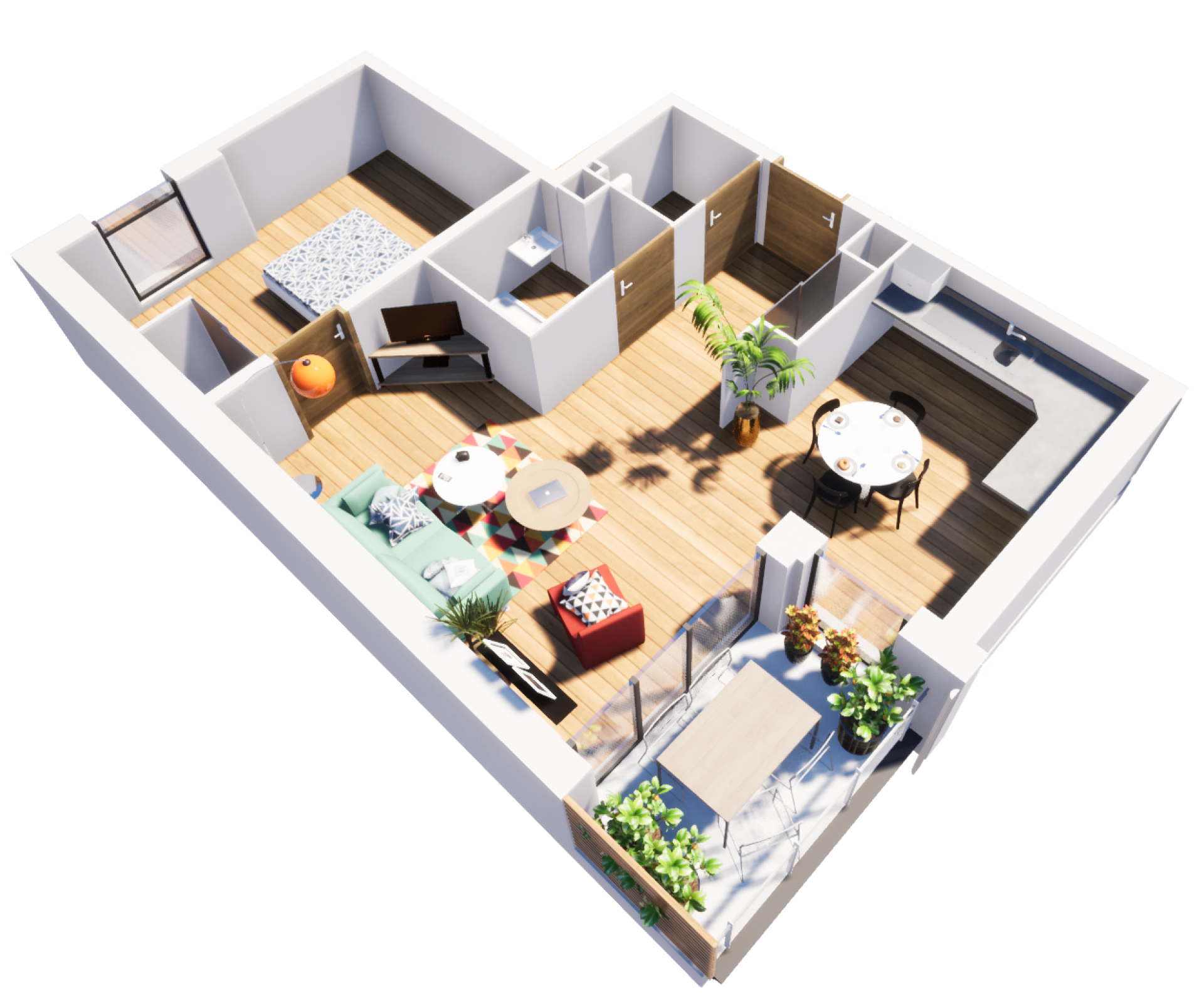 LE VAUDREUIL T2 de 47 m² LFEURE